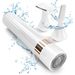 Kit per la cura della pelle femminile 3 in 1: rifinitore elettrico per bikini, modellatore per sopracciglia e depilatorio per il viso, indolore e impermeabile per la cura completa del corpo._voghion.com