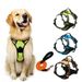 Pet Double Layer Explosion-Proof Dog Leash Buckle Collar Reflective Vest Harness_voghion.com