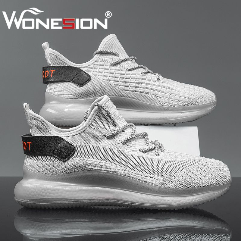 Woneison Mens On Walking Lätta Andningsbara Halkfria Löparskor Moderiktiga Sneakers för Herr_voghion.com