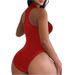 Swimsuit Sexy Bikini One-piece Zipper_voghion.com