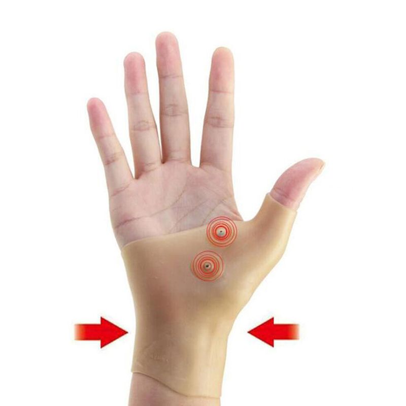 Luva de terapia magnética de pulso à prova d'água Tenossinovite Wonders Pulseira de suporte de pulso para polegar Gel para mãos Corrige alívio da dor Luva_voghion.com