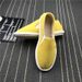 Andningsbara gula tygskor Casual par slip-on_voghion.com