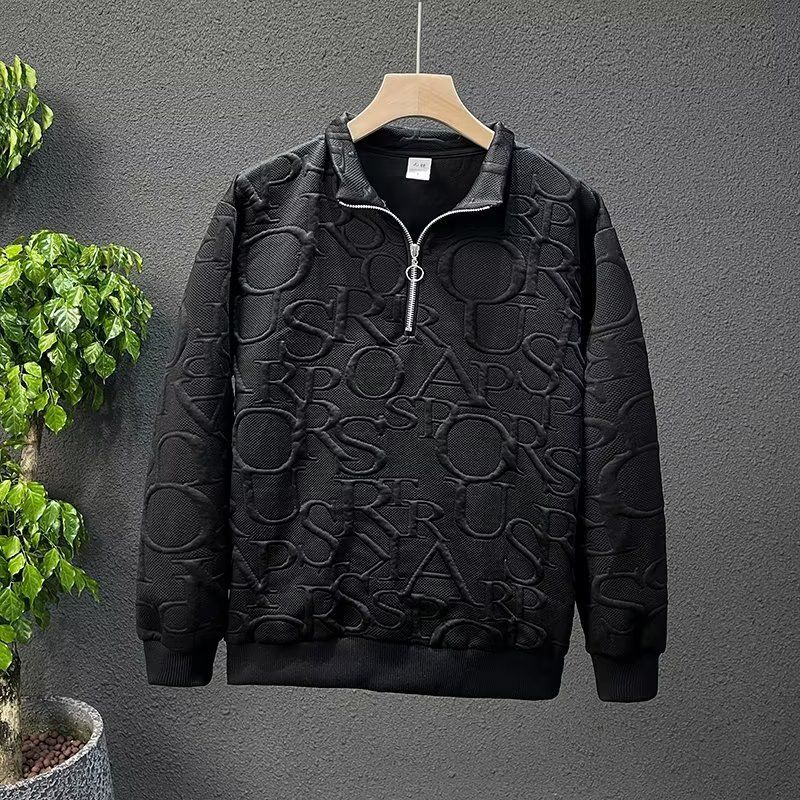 Men's Clothing 2024 Spring and Autumn New Men's Round Neck Knitted Sweater Fashionable Men's Hot Style Casual Jacquard Sweater Factory Direct Sales_voghion.com