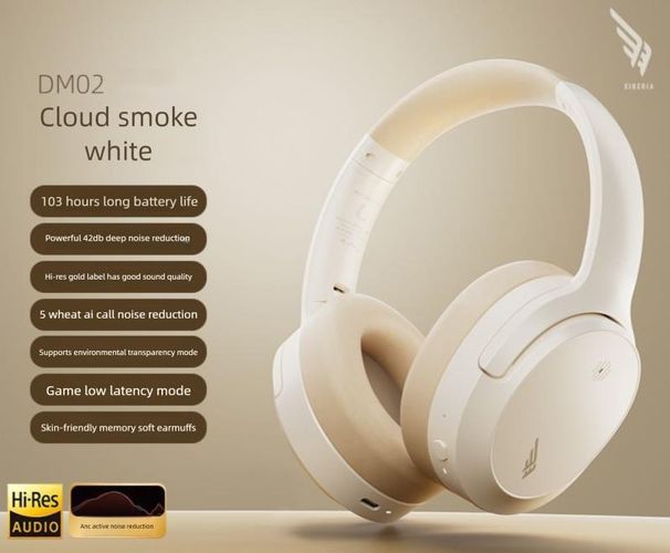 Siberia Feather DM02 Bluetooth Noise Cancelling Headphones Over-Ear Wireless Computer Gaming Headset Study Dedicated_voghion.com