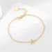 CYB0356 Kupfer Überzogene 14k Gold Ins Fünfzackigen Stern Mode Armband Zirkon Schmuck Seestern Strand Stil_voghion.com