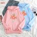 26 Farben Cartoon süße Pilz Frosch Süßigkeiten Hoodie Regenbogen Farbe Sweatshirt_voghion.com