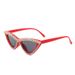 Trendy triangular glasses, fashionable and exaggerated with sunglasses, cat eye patch diamond sunglasses_voghion.com