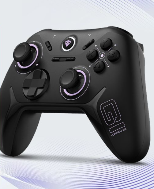 Controller di gioco Mechanic G1 a tre modalità, wireless, Bluetooth, cablato, joystick a quattro vie per PC e telefoni Android_voghion.com