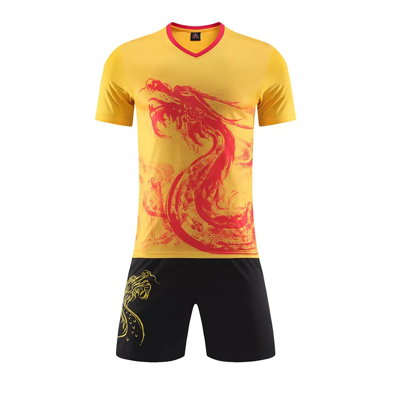 Men's Clothing short-sleeved dragon boat suits football clothes football suits suits men and women adult competition training team uniforms_voghion.com