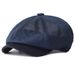 Cappellini da strillone in rete estiva di nuova moda Cappellini da berretto retrò casual traspiranti da esterno Cappello ottagonale Berretti piatti solidi di moda presenti_voghion.com