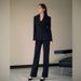 Black Non-Iron Spring Autumn 2025 New Jacket Professional Formal Suit For Female College Students Interview_voghion.com