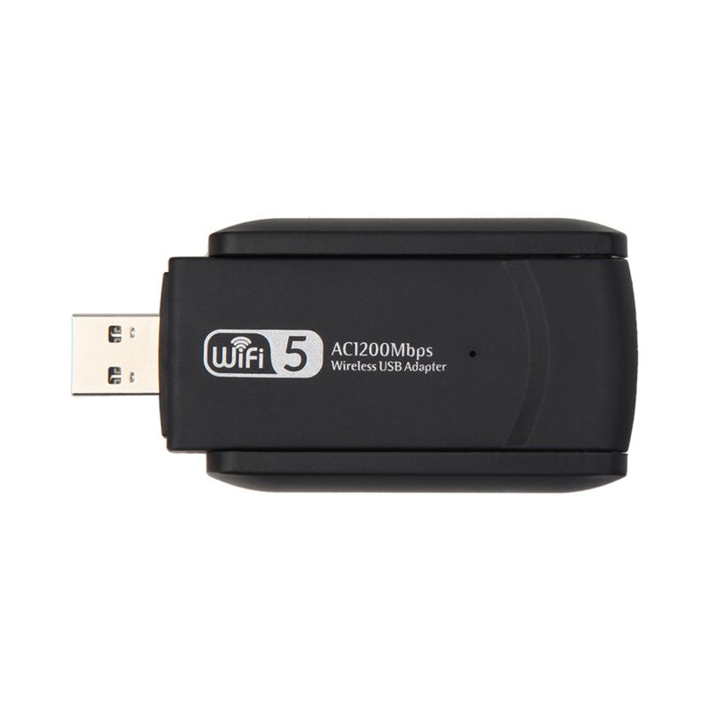 Xinweiqing 1200Mbps 2.4/5G Dual Band USB 3.0 trådlös WiFi-mottagare Dongelantennadapter_voghion.com