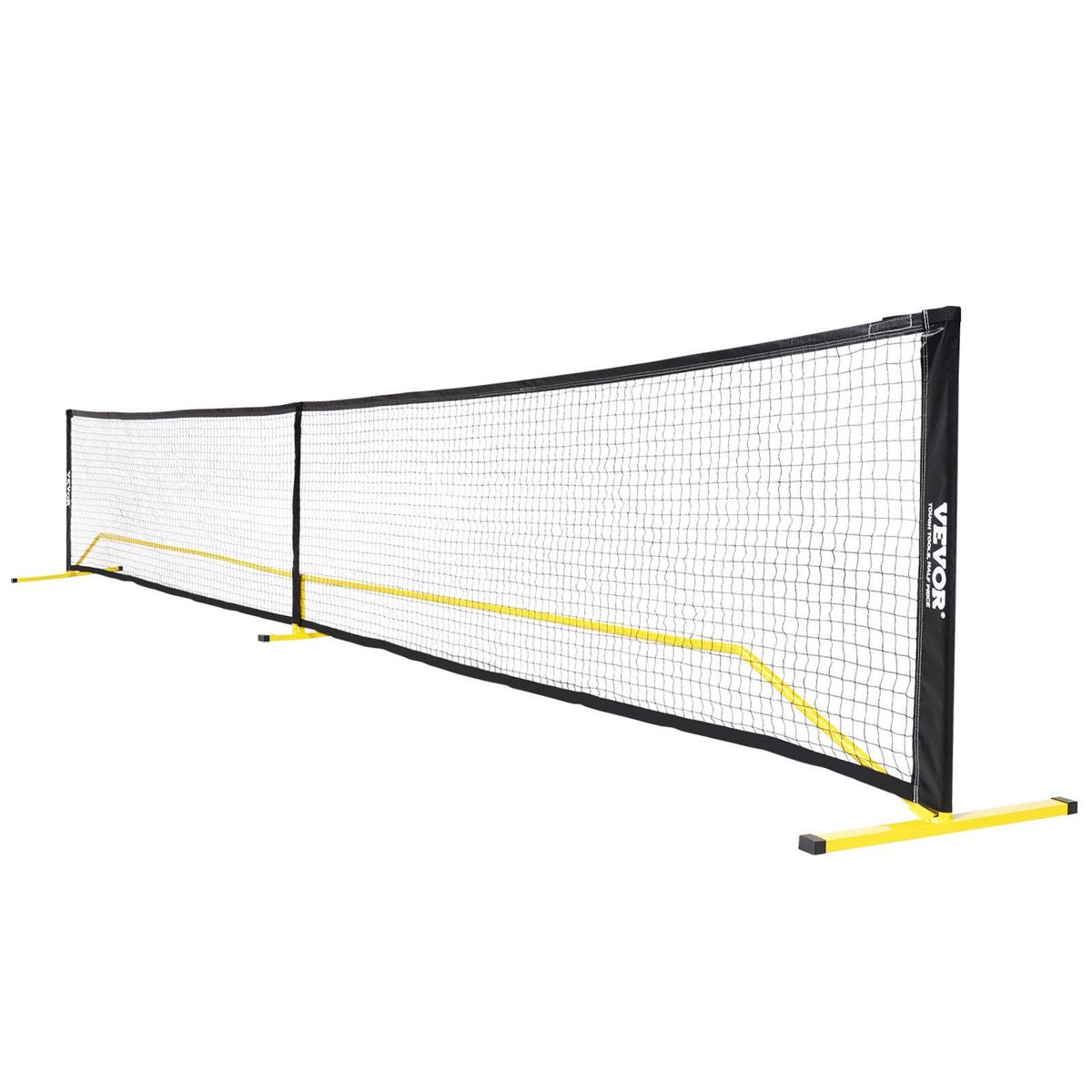 VEVOR Portable Pickleball Net System, 22FT Regulation Size Net, Weather Resistant Steady Metal Frame & Strong PE Net, Outdoor Game Sports Net With Carrying Bag, Easy Setup, Play In Backyard Driveway_voghion.com
