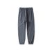 Men's Utility Cargo Jogger Pants - Tactical Loose Fit With Multiple Pockets & Adjustable Drawstring (Black, Khaki, Dark Gray, Brown)_voghion.com