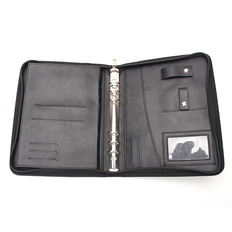 Document A4-bestandsmap Multifunctionele handtas Zakelijke tas met rits PU Heren grote capaciteit Kantoortas_voghion.com