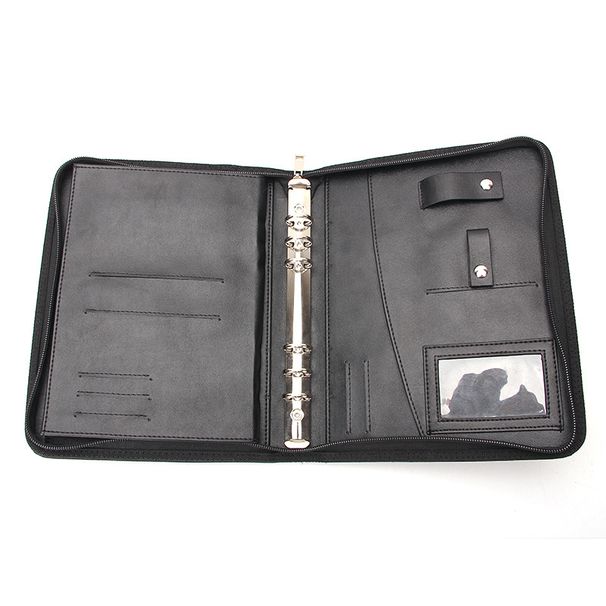 Document A4-bestandsmap Multifunctionele handtas Zakelijke tas met rits PU Heren grote capaciteit Kantoortas_voghion.com