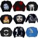 Men's Clothing autumn and winter knitted sweaters street trend dark style pullover sweater_voghion.com