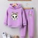 Modisches Hoodie- und Hosenset für Mädchen mit Katzendruck – weiches, fleecegefüttertes Winteroutfit für Kleinkinder (3–8 Jahre, 100–140 cm)_voghion.com