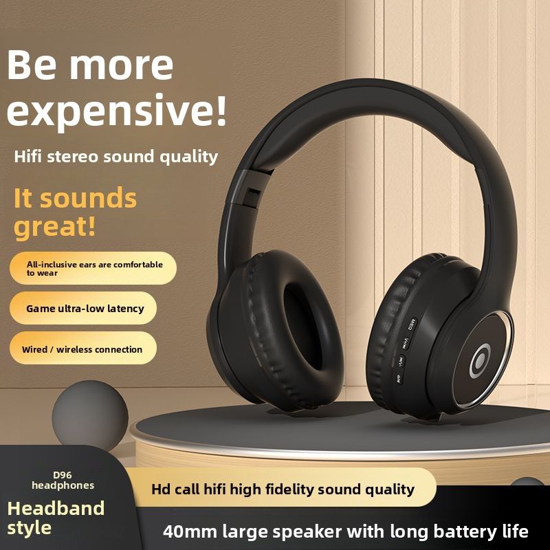 Shadow Giant Head-mounted Bluetooth Headset Gaming Competition Wireless Heavy Bass Noise Reduction High Sound Quality_voghion.com