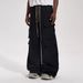 Darkwave Utility Cargo Pants – High-Street Drop-Crotch Joggers With Flared Hem & Side-Zip Pockets (Sizes M-XXXL)_voghion.com