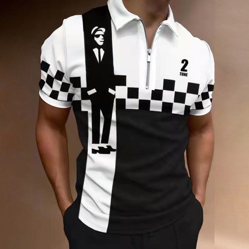 Polo da uomo manica corta risvolto qualità top 2023 abbigliamento da uomo di moda di marca_voghion.com