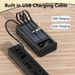 30000 MAh Solar Large Capacity Built-in 4 Cables Fast Charging LED Light Outdoor Power Bank For Xiaomi IPhone Samsung_voghion.com
