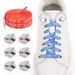 Cashew Flower Series Lazy Shoelaces Flat Buckle No Tie Elastic Elastic Suitable For White Shoes Universal Shoelaces_voghion.com