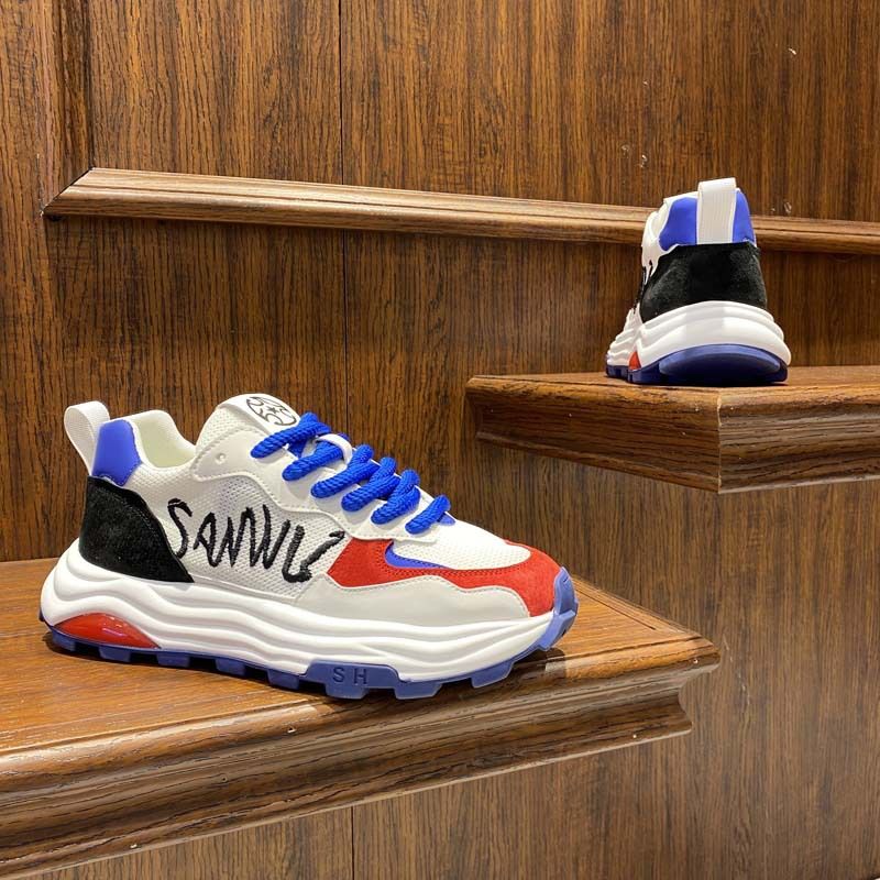 Trendy Men's 2024 Summer New Mesh Breathable Forrest Gump Anti slip Soft Sole Comfortable and Lightweight Fashion Casual_voghion.com
