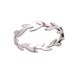 New Korean And Japanese Style Simple Fresh Leaf Wheat Spike For Women, Stackable Ins Fashion Personality Titanium Steel_voghion.com
