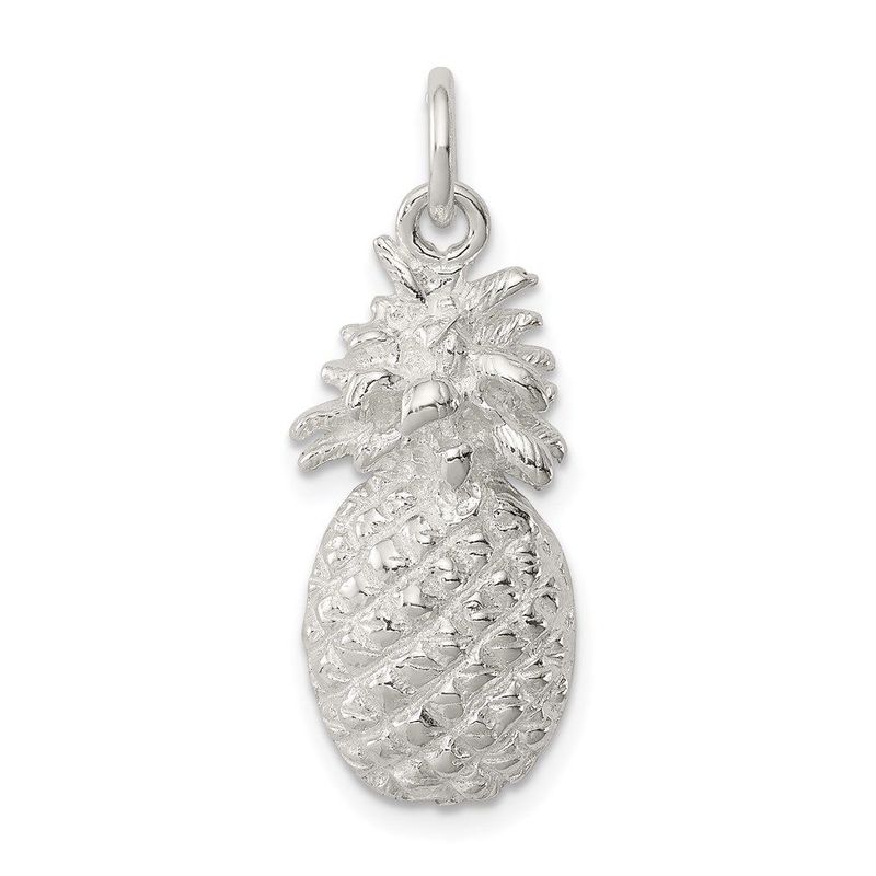 Sterling Silver Pineapple Charm_voghion.com