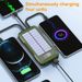 Chargeur solaire portable d'extérieur de grande capacité 4 en 1 avec câbles intégrés et écran numérique LED pour iPhone_voghion.com
