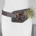 Bohemian Fringe & Faux Fur Belt - Adjustable Wide Waist Cincher For Winter Chic & Y2K Vibes_voghion.com
