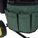 Azuma Garden Tool Caddy Trolley Tidy Cart 2 Buckets 18 Pocket Belt Sturdy Wheels_voghion.com