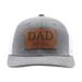 Unisex DAD EST 2024 Lederlabel Baseballmütze Netzmütze Truckermütze Herren Sonnenhut Duckcap_voghion.com