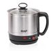 Stainless Steel Portable Electric Kettle, Single Person Cup Integrated For Instant Noodles And Cooking, Fast Boiling, Compact For Travel_voghion.com