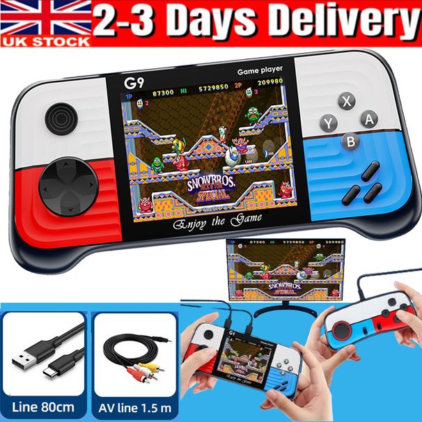 3''in 500 Klassische Spiele Handheld Retro Video Spielkonsole Player Für Kinder Erwachsene_voghion.com