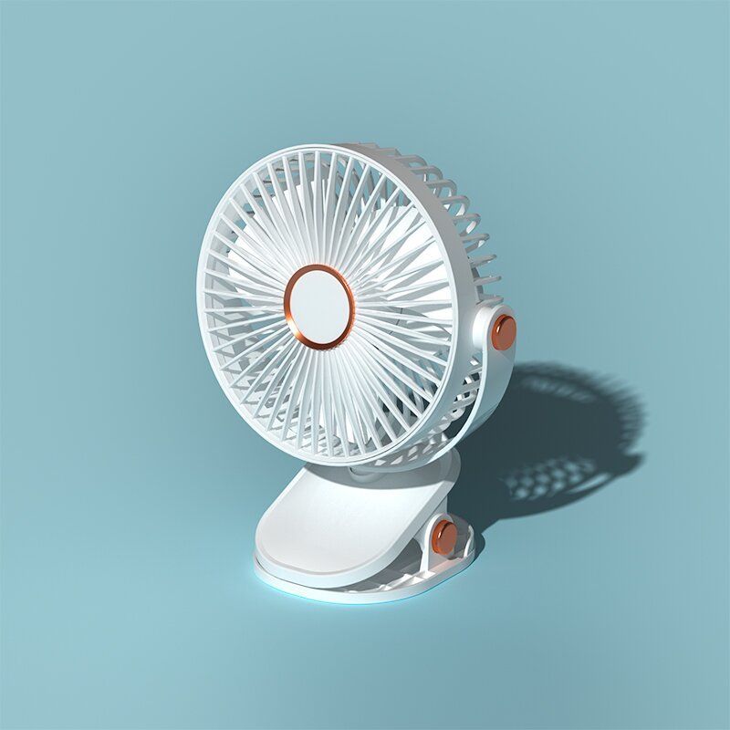 New 6inch Clip Desktop USB Rechargeable Portable Dormitory Office Mini High-Speed Silent Small Electric Fan_voghion.com