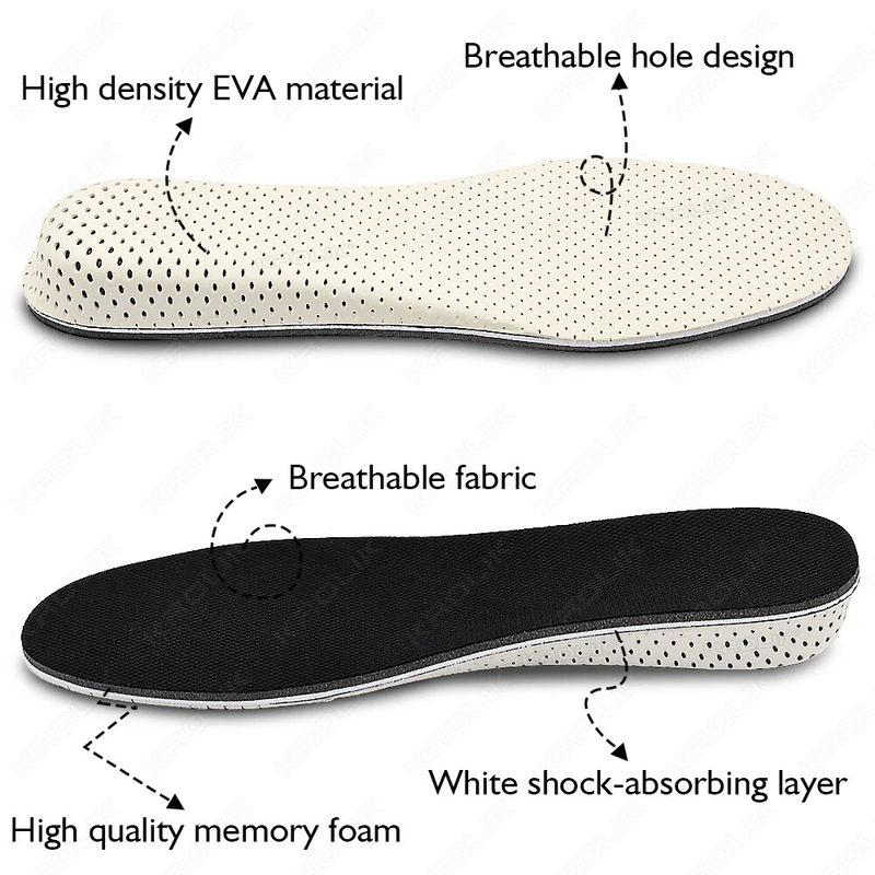 Invisible Height Increase Insoles EVA Memory Foam Men Women Insole Heel Lifting 2/3/4/5CM Taller Cushion Heighten Shoe_voghion.com