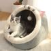 Deep Sleep Cat Bed Cartoon Pet Bed Foldable Removable Washable Pet Sleeping Bed For Small Dog Mat Bag Cave Cats Bed_voghion.com