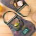Layer 1pc Hanging And Vegetable Storage Bags Large Bag; Reusable Double Bags; 2pcs; Fruit Capacity Mesh_voghion.com