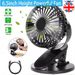 USB Rechargeable 3 Speeds Mini Cooling Fan Clip On Desk Baby Stroller Portable_voghion.com