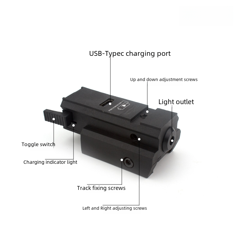 De nieuwe lage-basis baan laser zicht infrarood laser zicht kleine laser zicht tactieken hangen Wit Licht Groen Licht_voghion.com