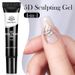 Nail Glue Popular Korean 5D Hose Three Dimensional Nail Polish Glue Transparent Wash Free Styling Glue Phototherapy Glue_voghion.com