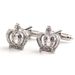 Vintage White Crown Shape Cufflinks Men's French Shirt Cuffs Accessories Gift Box_voghion.com
