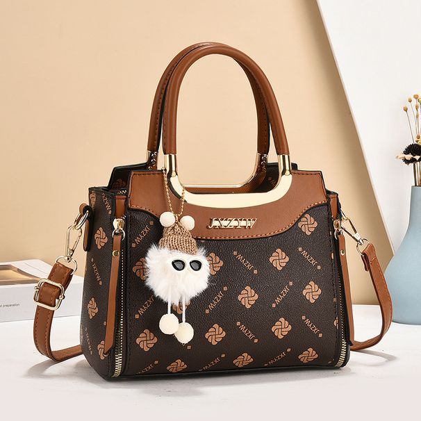 Damehåndtaske Stor kapacitet Mode Dametaske Simple Texture Trend Dametaske_voghion.com