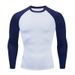 Unbeatable Quality New Men's Compression Sports Fitness Suit, Jogging Tight Fitting And Quick Drying T-shirt, Basketball Training Top_voghion.com
