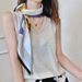 Spring And Autumn New 70 Small Square Silk Tie Scarf For Women Versatile Headscarf Hair Accessory Trendy_voghion.com
