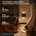2025 New LED Motion Sensor No Drilling Magnetic Charging Wall Lamp Hotel Bedside Corridor Night Light_voghion.com