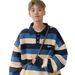 Polokragen für Jungen im Herbst und Winter, Lazy Style, kontrastfarbene Streifen, lockere Passform, Teenager-Revers, gestrickt_voghion.com