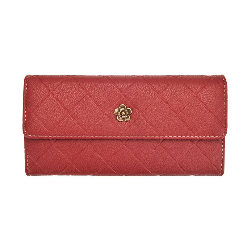 Long Women's Wallet Large Capacity Female Handbag Tri Fold Wallet_voghion.com